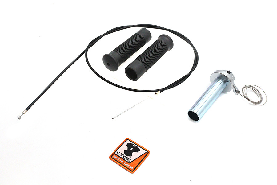 V-Twin - Jack Hammer 1/4 inch Turn Twist Grip Kit
