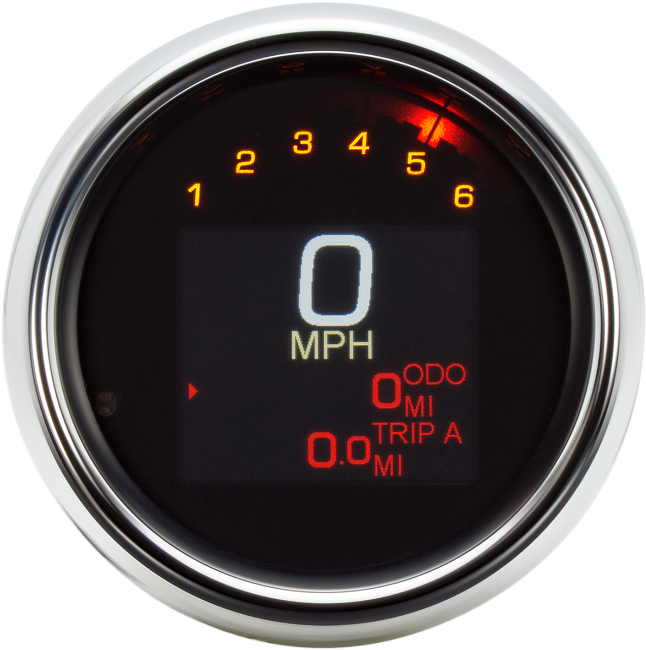 Tank Speedometer - Chrome Bezel - 3-3/8" - 94-03