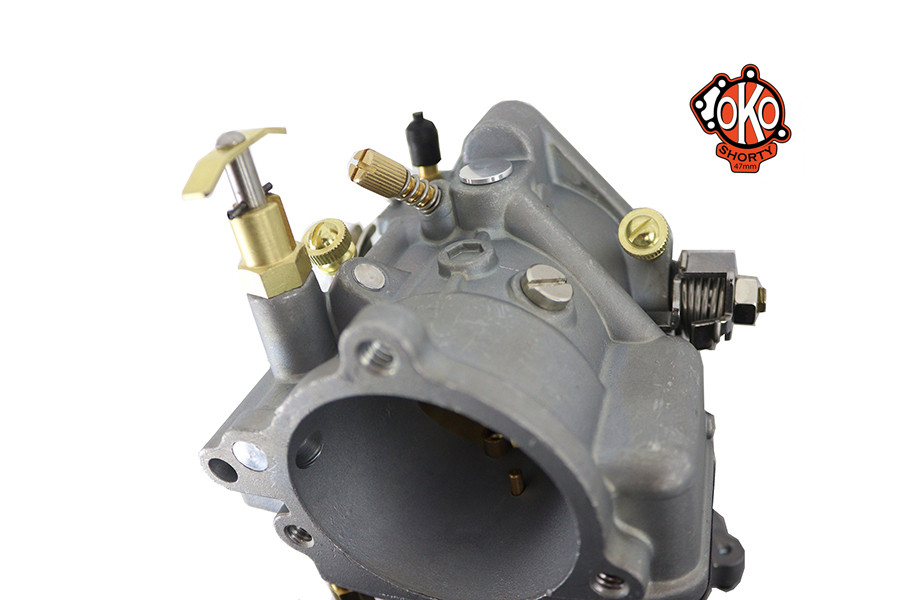 V-Twin - Retro OKO Shorty Carburetor Parts Kit Brass