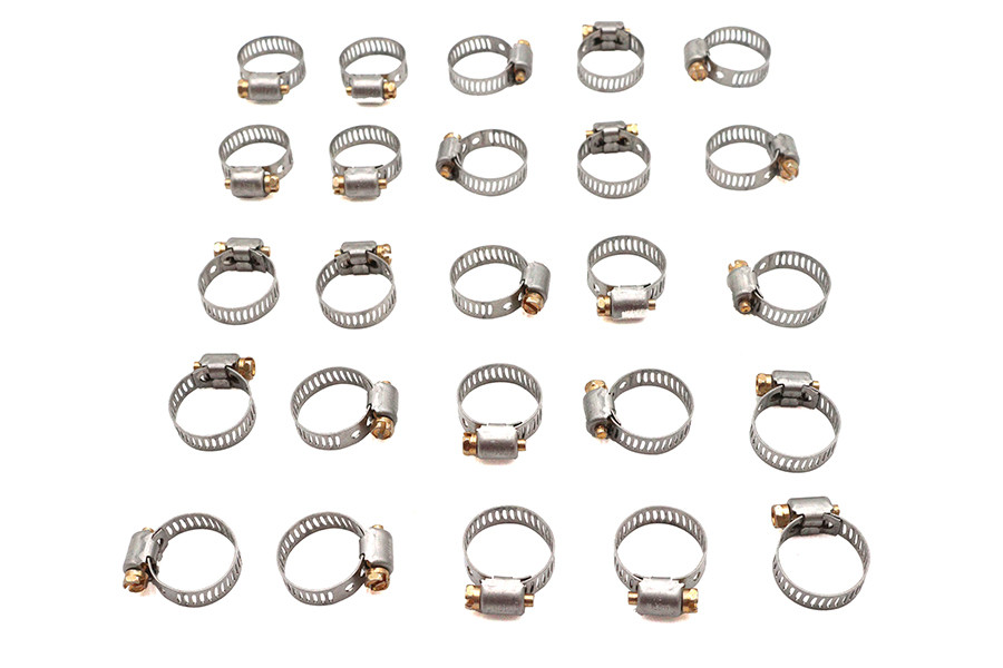 V-Twin #3506 B *1000 - Stainless Steel Oil Line Hose Clamp
