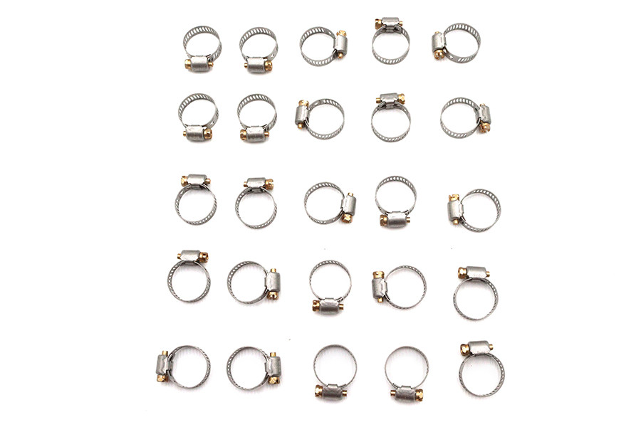 V-Twin #3506 B *1000 - Stainless Steel Oil Line Hose Clamp