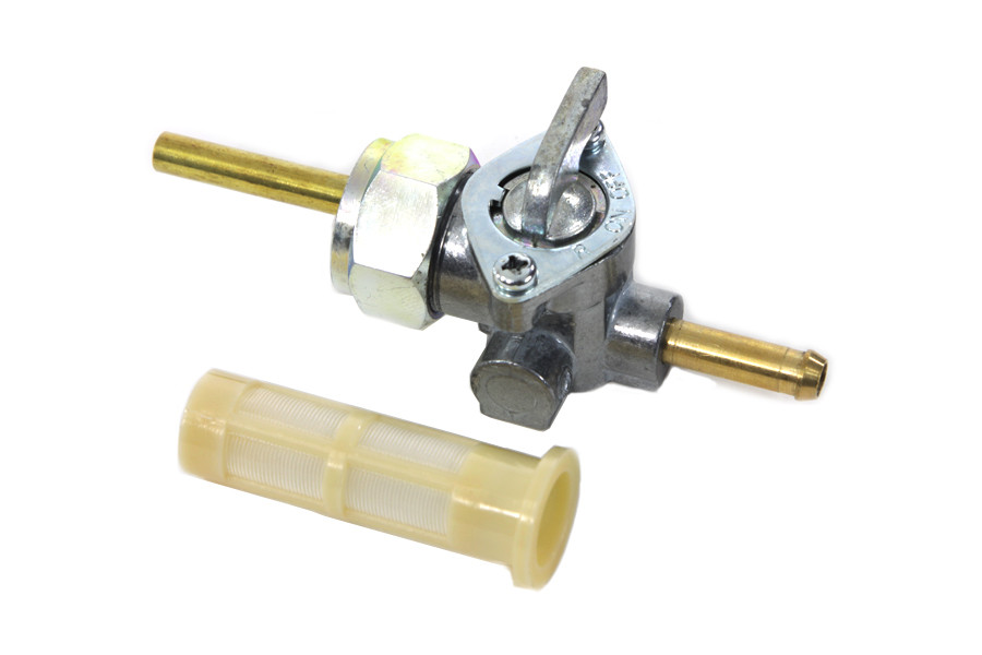 V-Twin - Petcock Straight Outlet with Nut Alloy