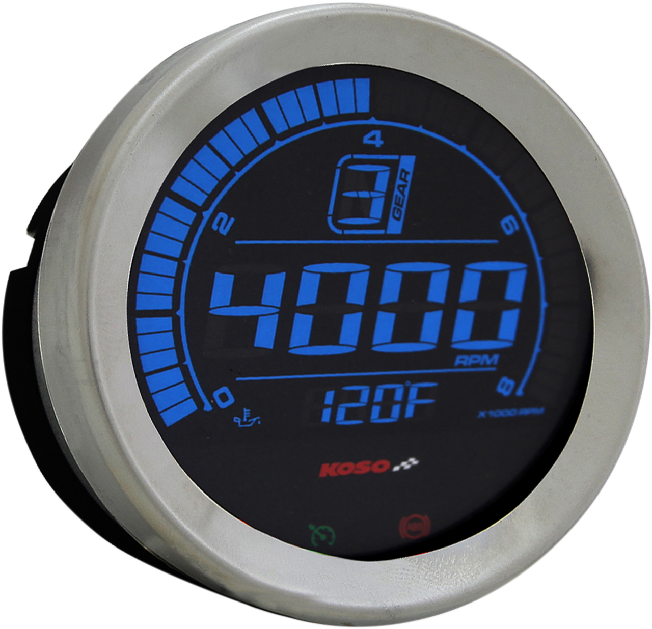 4" Tachometer - Chrome