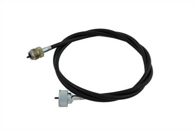 V-Twin #11-0062A - 54-1/2 inch Black Speedometer Cable