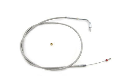 Barnett #6-3796S - Braided Stainless Steel Idle Cable with 39 inch Casing