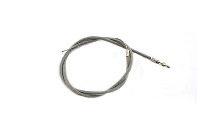 V-Twin #28-0090S-30 - Braided Stainless Steel Throttle Cable with 30 inch Casing