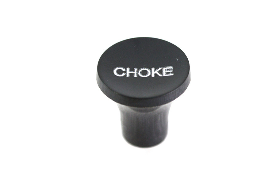 V-Twin #3702-M - Black Carburetor Choke Knob
