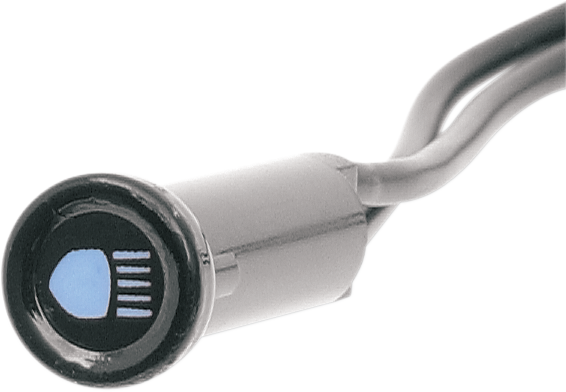 Snap-In Indicator Light - High Beam - Black Bezel