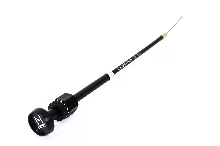 V-Twin #70119 - Choke Cable Assembly Black