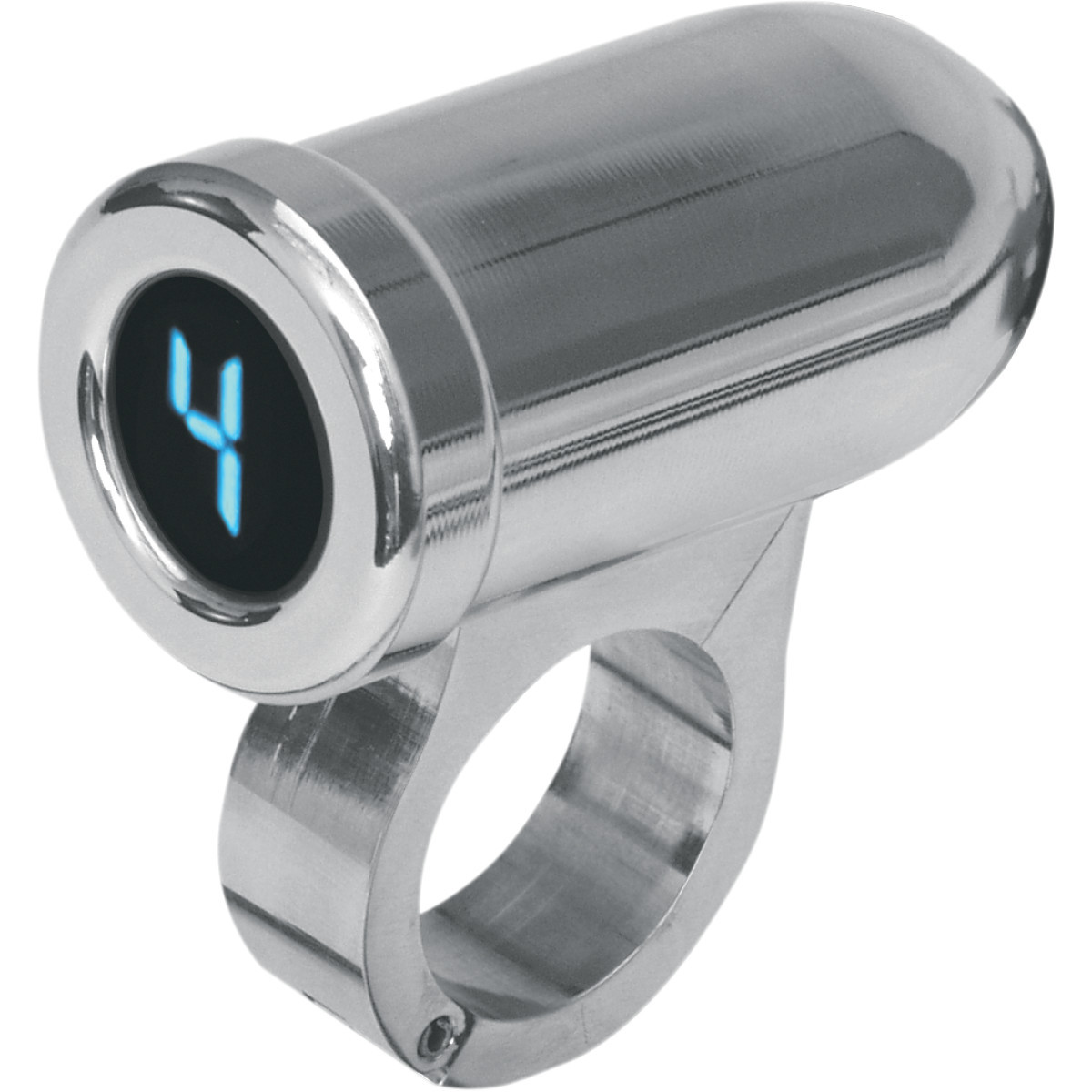 Dakota Digital #PGR-1100 - 1" Auto Programming Gear Indicator - Chrome - Blue Display