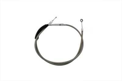 V-Twin #H11-7001S - 62.69 inch Braided Stainless Steel Clutch Cable