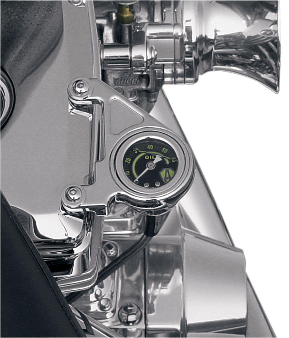 Oil Pressure Gauge Kit - Radius - Chrome