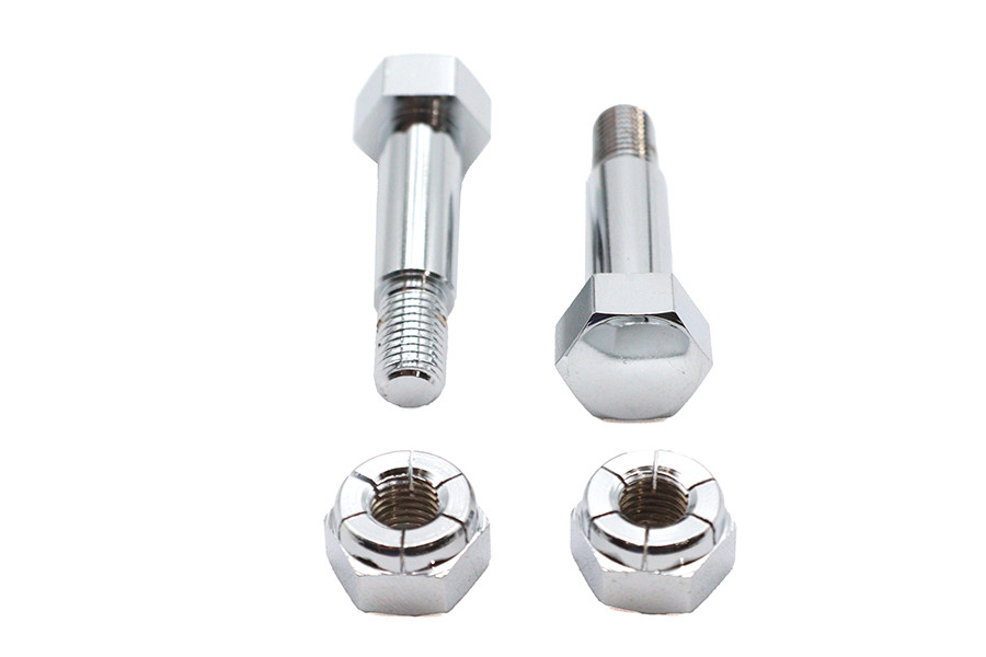 V-Twin - Large Driver Footpeg Bolt Set Chrome