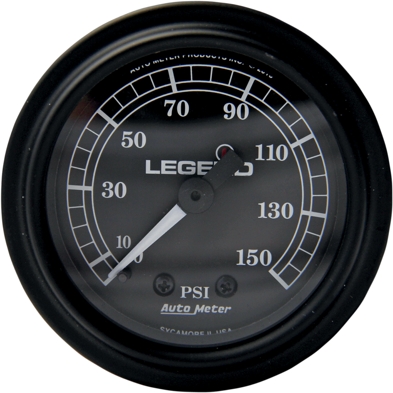 Fairing Mounted LED Backlit PSI Gauges - Black