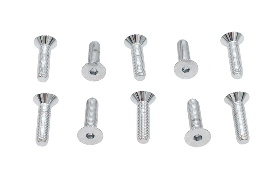 Colony #FHS-117 - Allen Flat Head Screws Chrome 5/16 inch x 1-1/4 inch