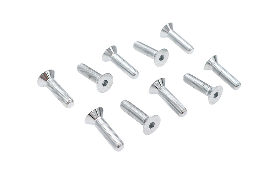 Colony #FHS-117 - Allen Flat Head Screws Chrome 5/16 inch x 1-1/4 inch