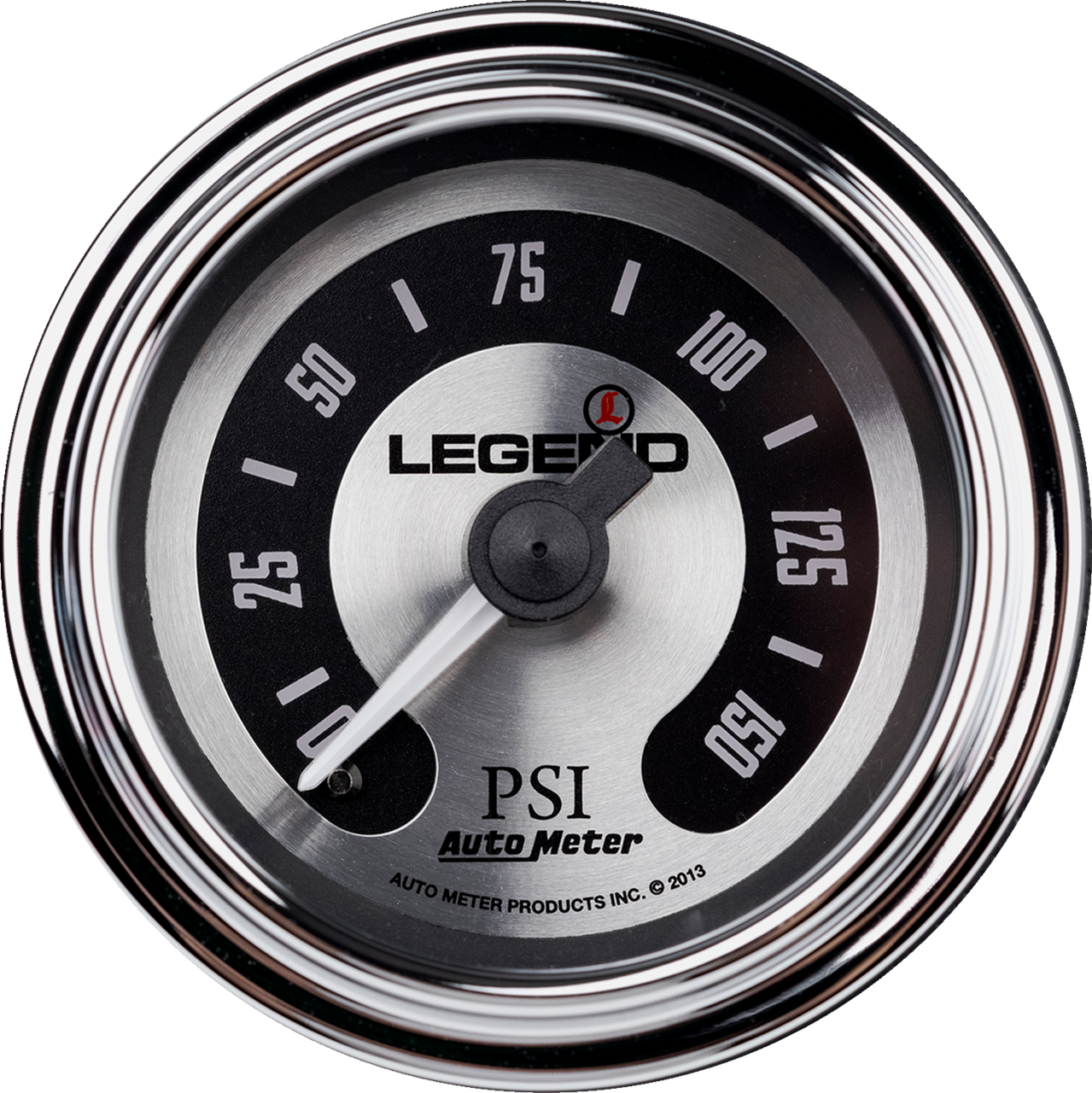 Fairing Mounted LED Backlit PSI Gauges - Spun Aluminum