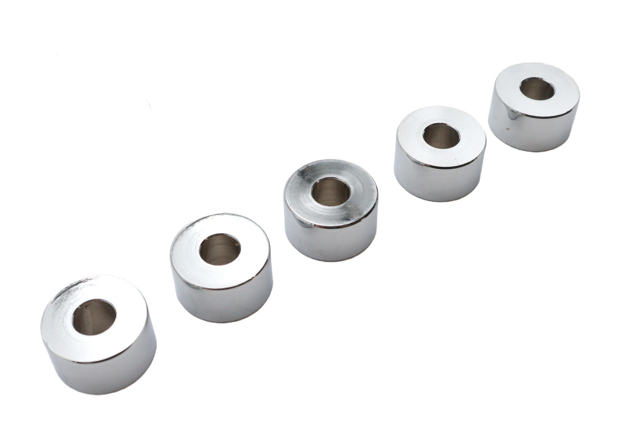 V-Twin - Chrome Spacers 1/2 inch x 5/8 inch x 1-1/4 inch
