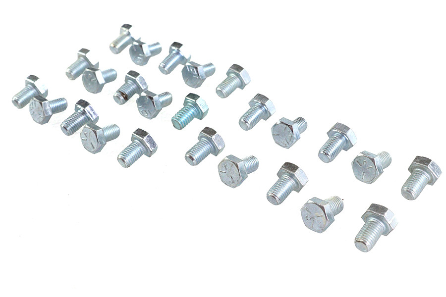 V-Twin - Hex Cap Bolts Zinc 5/16 inch X 1/2 inch