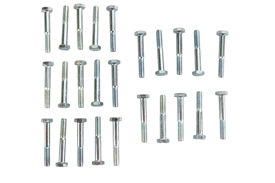 V-Twin - Hex Cap Bolts Zinc 1/4 inch X 1-3/4 inch