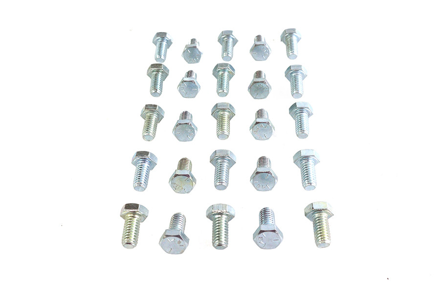 V-Twin - Hex Cap Bolts Zinc 5/16 inch X 5/8 inch