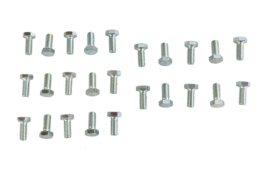 V-Twin - Hex Cap Bolts Zinc 5/16 inch-18 x 3/4 inch