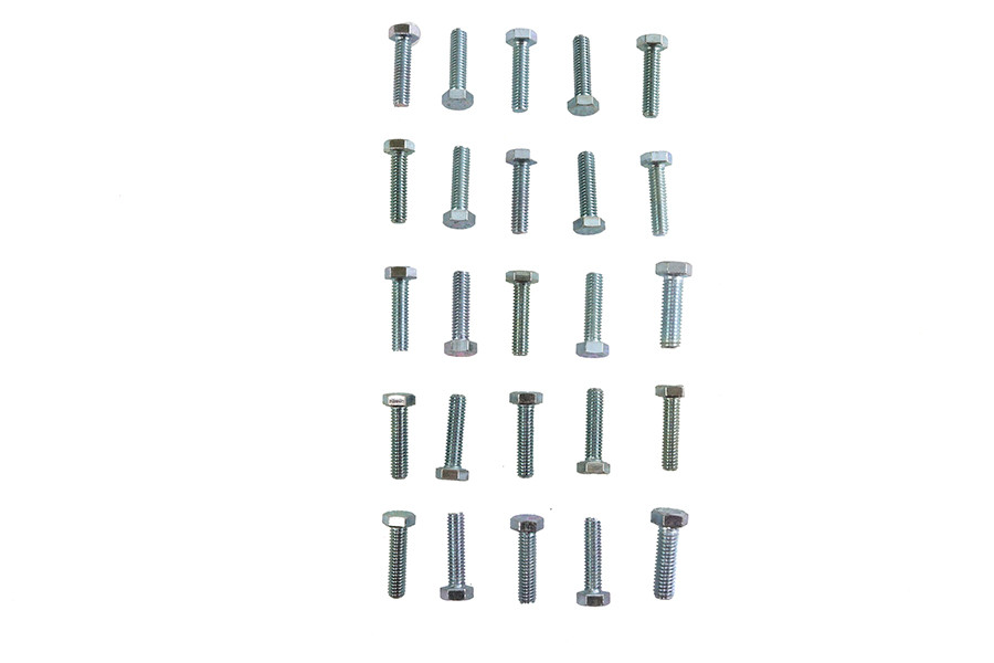 V-Twin #3926 - Hex Cap Bolts Zinc 5/16 inch X 1-1/4 inch
