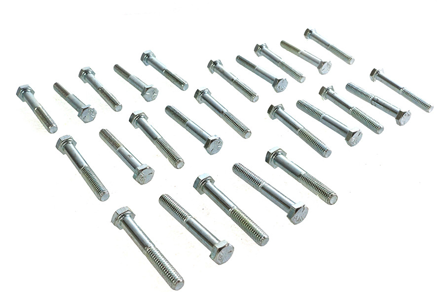 V-Twin - Hex Cap Bolts Zinc 5/16 inch X 2-1/4 inch