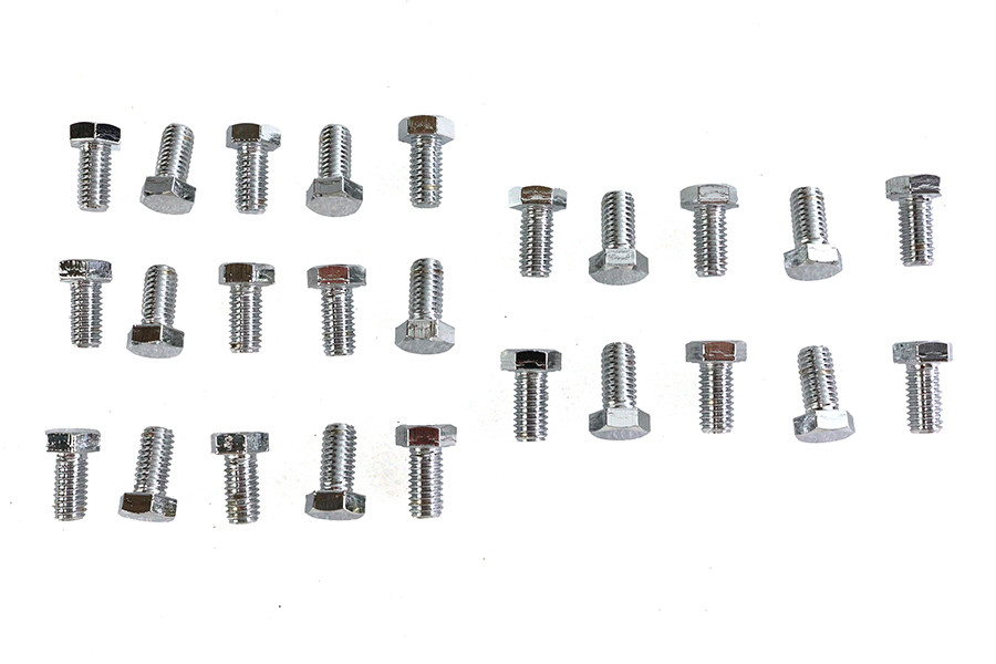 V-Twin - Hex Cap Bolts Zinc 3/8 inch x 3/4 inch