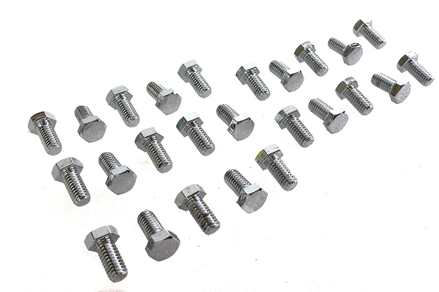 V-Twin - Hex Cap Bolts Zinc 3/8 inch x 3/4 inch