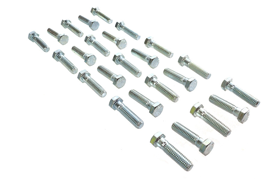 V-Twin - Hex Cap Bolts Zinc 3/8 inch-16 x 1-1/2 inch