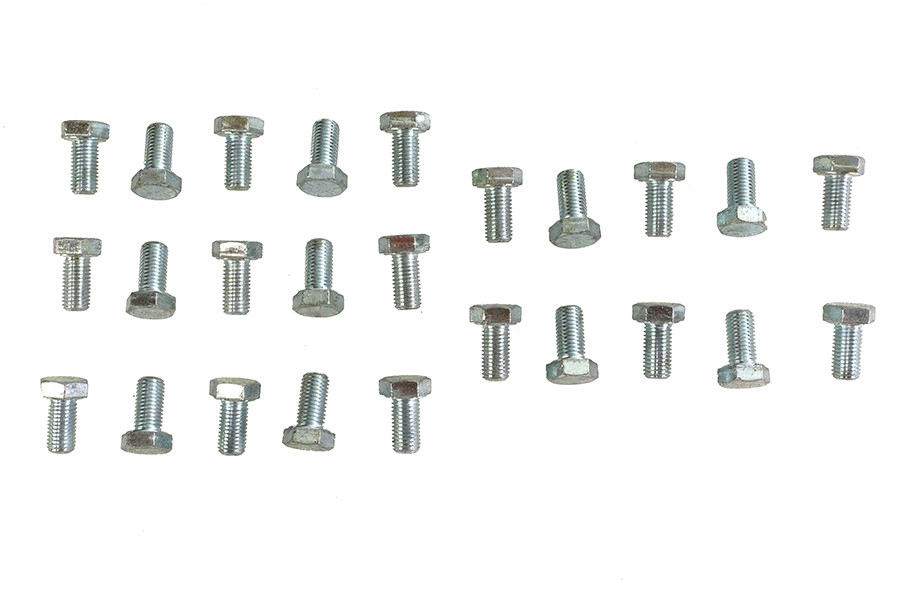 V-Twin - Hex Cap Bolts Zinc 5/16 inch x 5/8 inch
