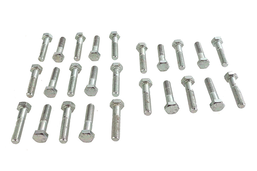 V-Twin - Hex Cap Bolts Zinc 5/16 inch X 1-1/2 inch