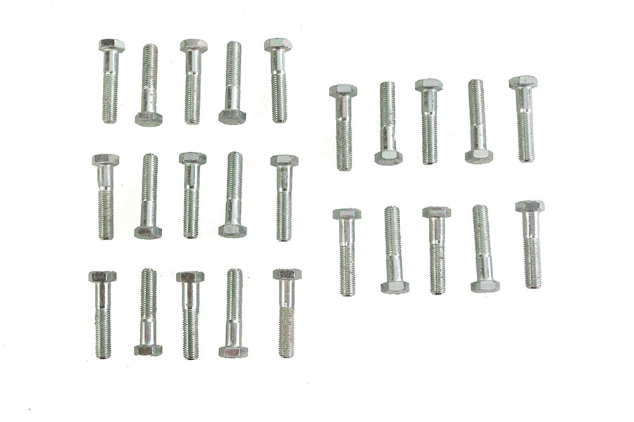V-Twin - Hex Cap Bolts Zinc 5/16 inch X 1-1/2 inch