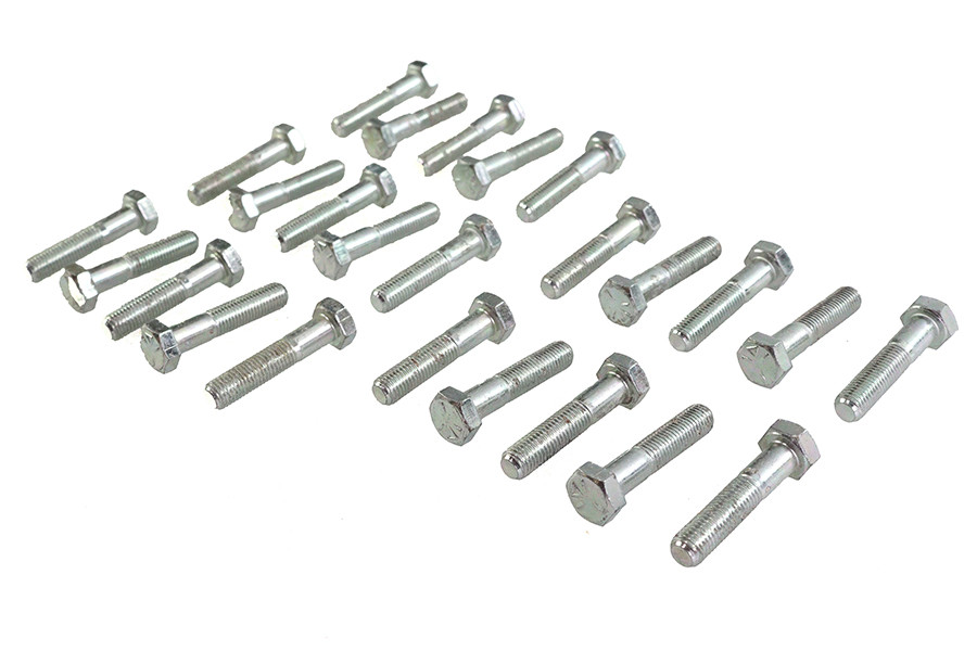 V-Twin - Hex Cap Bolts Zinc 5/16 inch X 1-1/2 inch