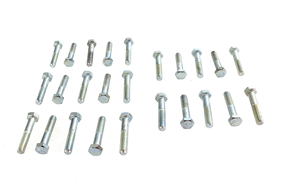 V-Twin - Hex Cap Bolts Zinc 5/16 inch X 1-3/4 inch