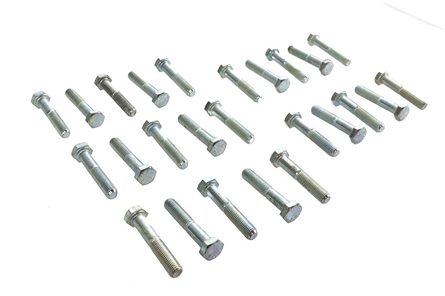 V-Twin - Hex Cap Bolts Zinc 5/16 inch X 1-3/4 inch