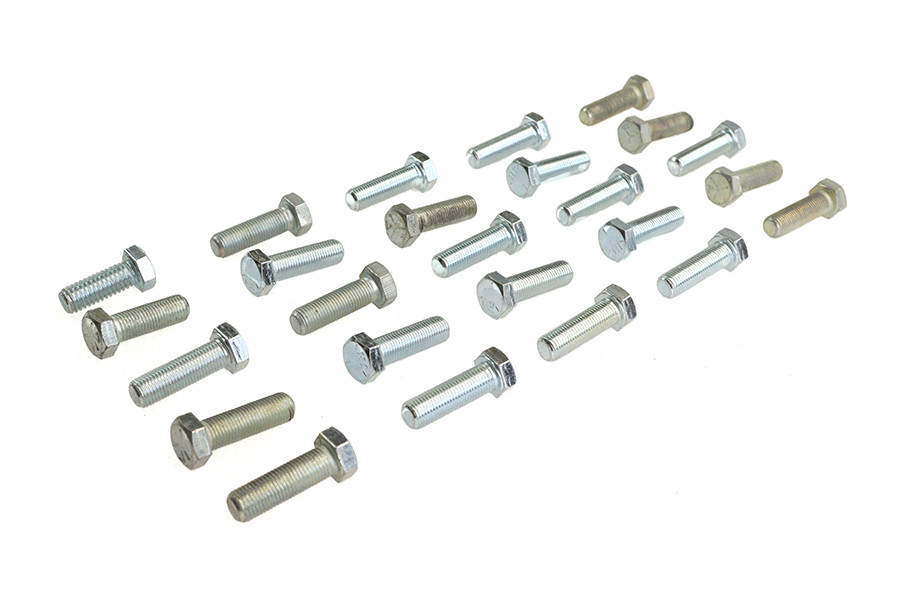 V-Twin - Hex Cap Bolts Zinc 3/8 inch X 1-1/4 inch
