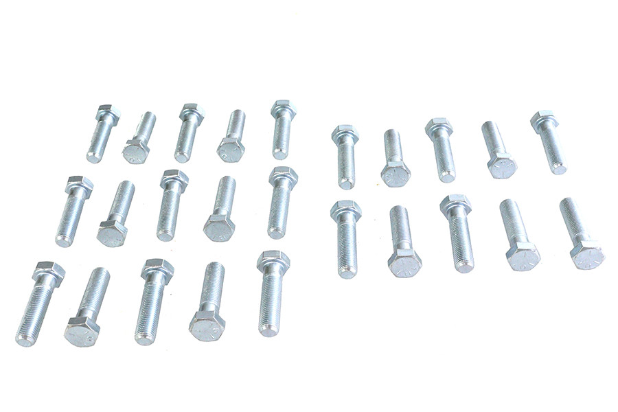 V-Twin - Hex Cap Bolts Zinc 3/8 inch X 1-1/2 inch