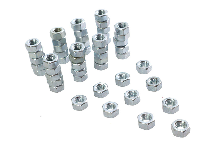 V-Twin - Zinc Hex Nuts 5/16 inch-18 Standard