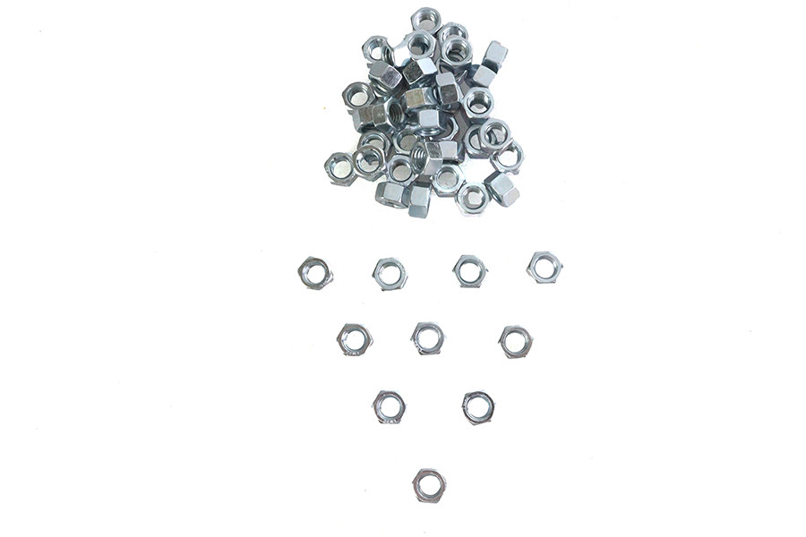 V-Twin - Zinc Hex Nuts 3/8 inch-16 Standard