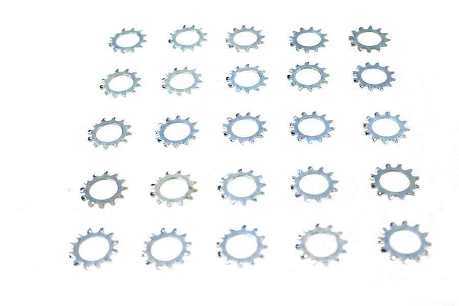 V-Twin - Zinc Shakeproof Lock Washers 1/2 inch Inner Diameter