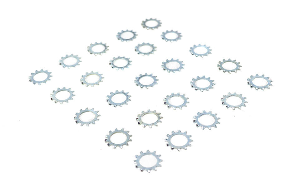 V-Twin - Zinc Shakeproof Lock Washers 1/2 inch Inner Diameter
