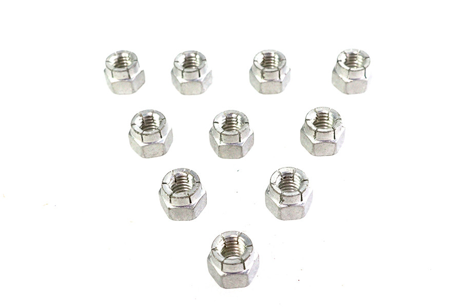 V-Twin - Flexloc Nuts 3/8 inch-16 Cadmium