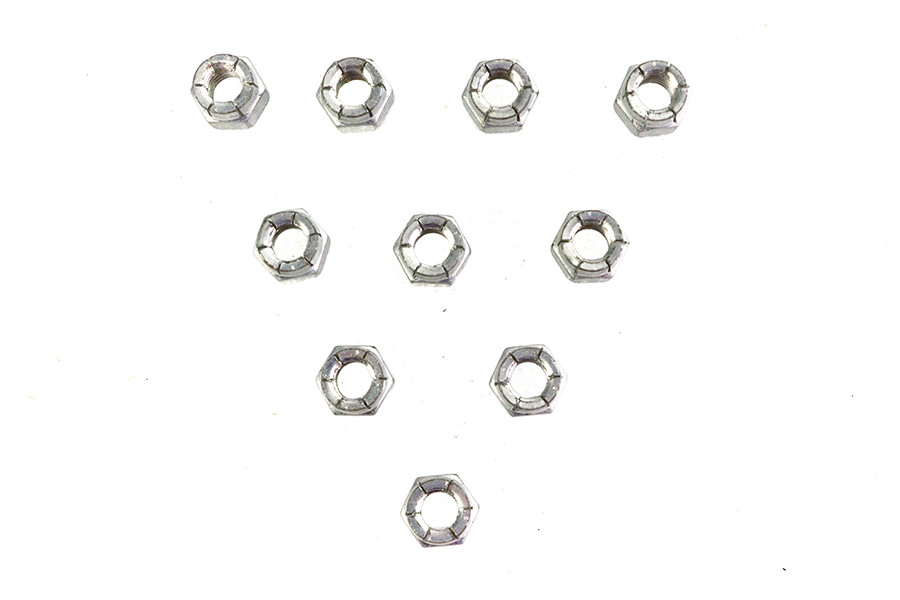 V-Twin - Flexloc Nuts 3/8 inch-16 Cadmium