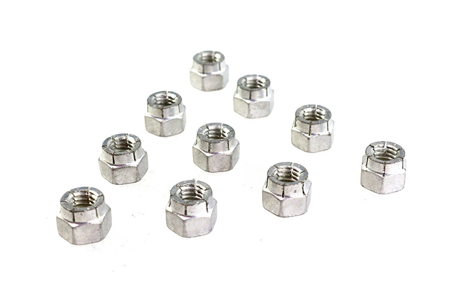 V-Twin - Flexloc Nuts 3/8 inch-16 Cadmium