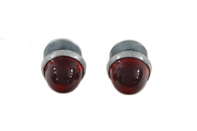 V-Twin - License Plate Reflector Set Red