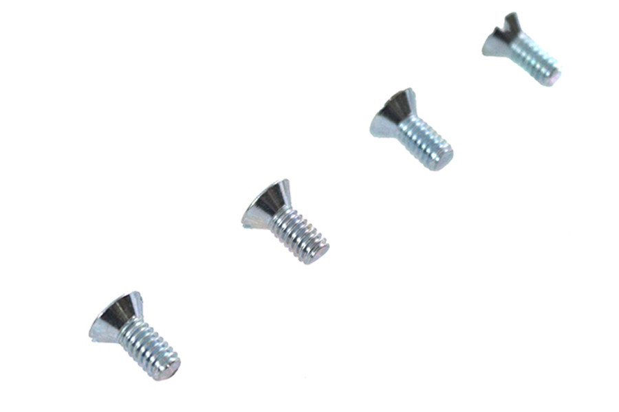 V-Twin #67393728 - 8-32 x 3/8 inch Flat Head Slotted Screw Zinc