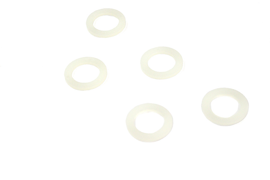 V-Twin #90295A492 WHITE - Nylon Washer 1/2 inch Inner Diameter