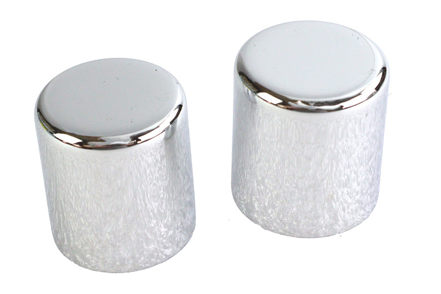 V-Twin #C77-0098 - Large Magnetic Docking Points Cover Set Chrome
